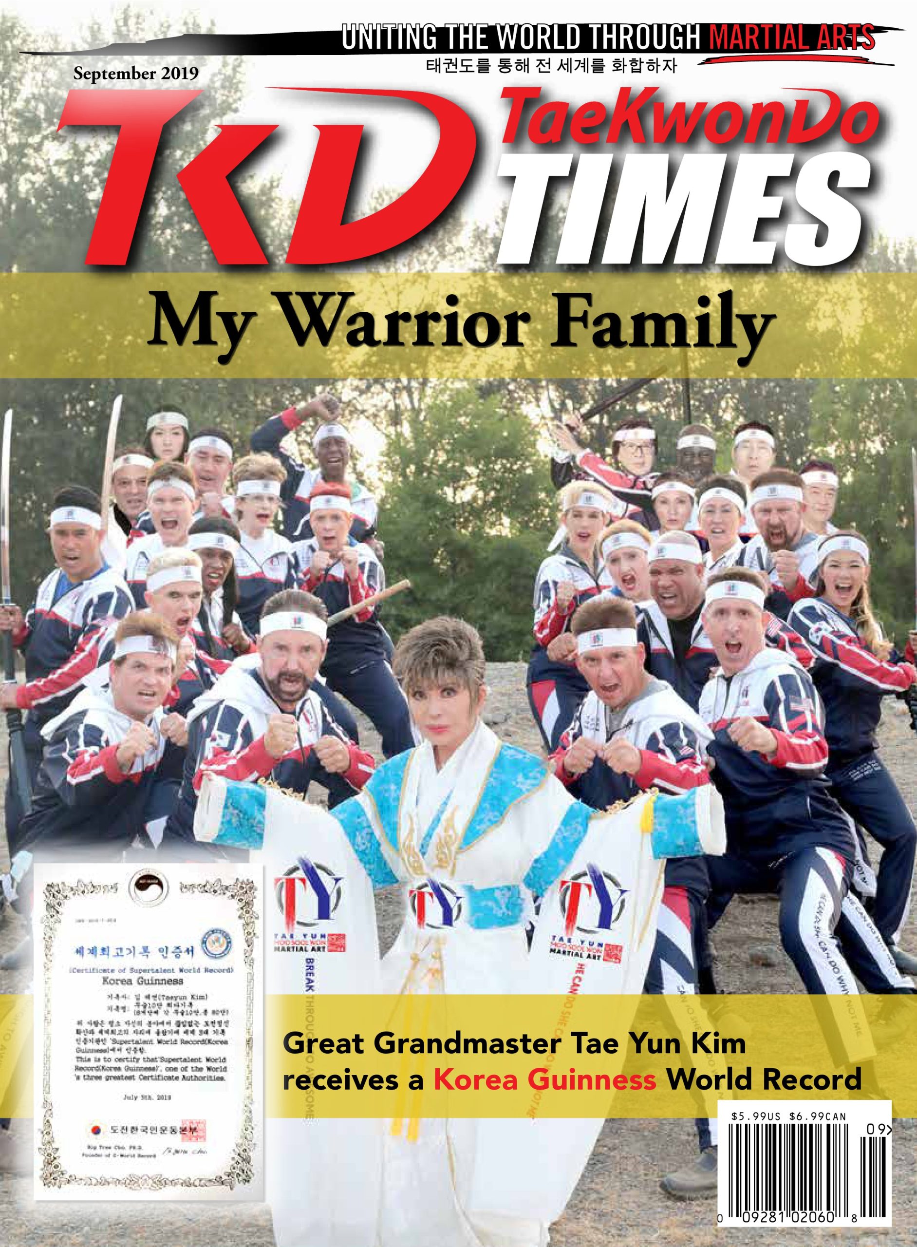 Tae Yun Kim – September 2019 Taekwondo TimesSep 19 Cover-page-0